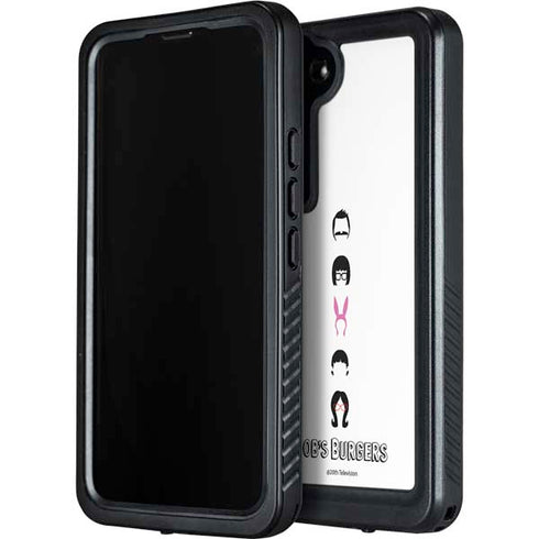 Bobs Burgers Silhouette Galaxy S24 Plus Waterproof Case